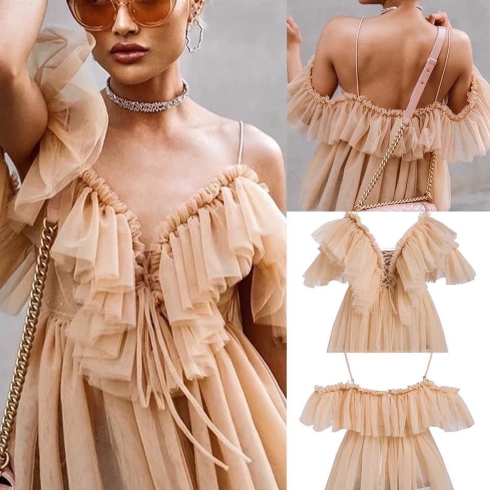 Layered Off Shoulder Top - Picture 1 of 2
